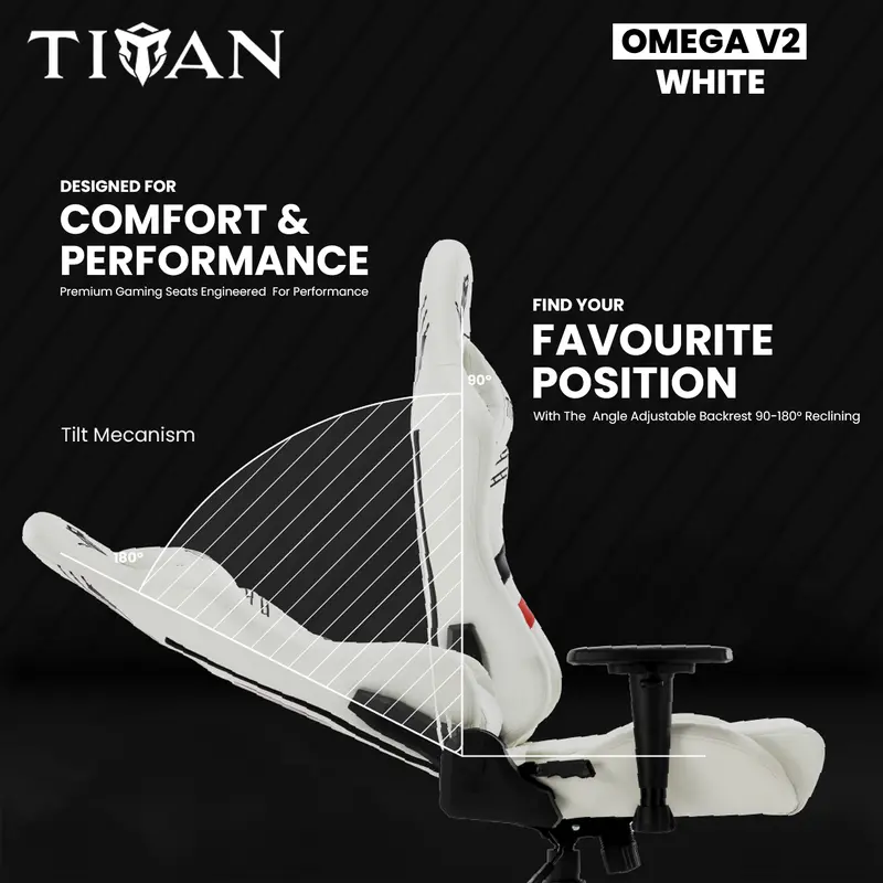 TITAN Omega V2 Series Premium Quality Seat Kursi Gaming Chair Furniture 3