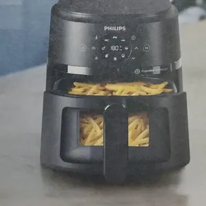 BARU! Philips Airfryer Low Watt 500W Transparan BEST COMPACT SIZE 3.2L NA210/00. Air fryer multifungsi digital layar sentuh, air fryer