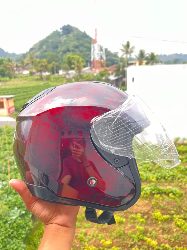 Helm Kyoto Model ABSTRAK | SNI | ORIGINAL SKS Kyoto 1