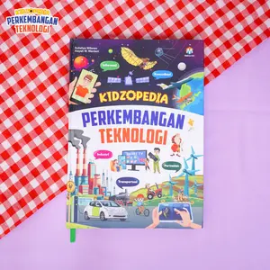 Buku Edukasi Sains Anak - Kidzopedia Perkembangan Teknologi Hardcover Books Komik Tahun