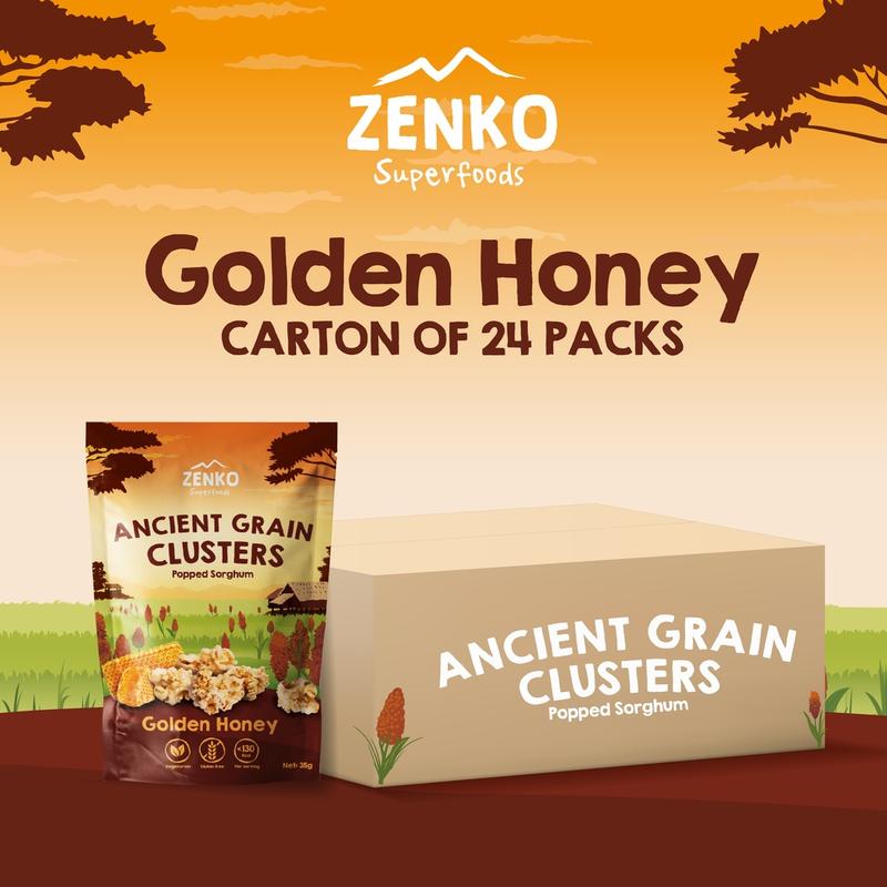 Zenko Superfoods - Ancient Grain Clusters - Golden Honey (Healthy ...