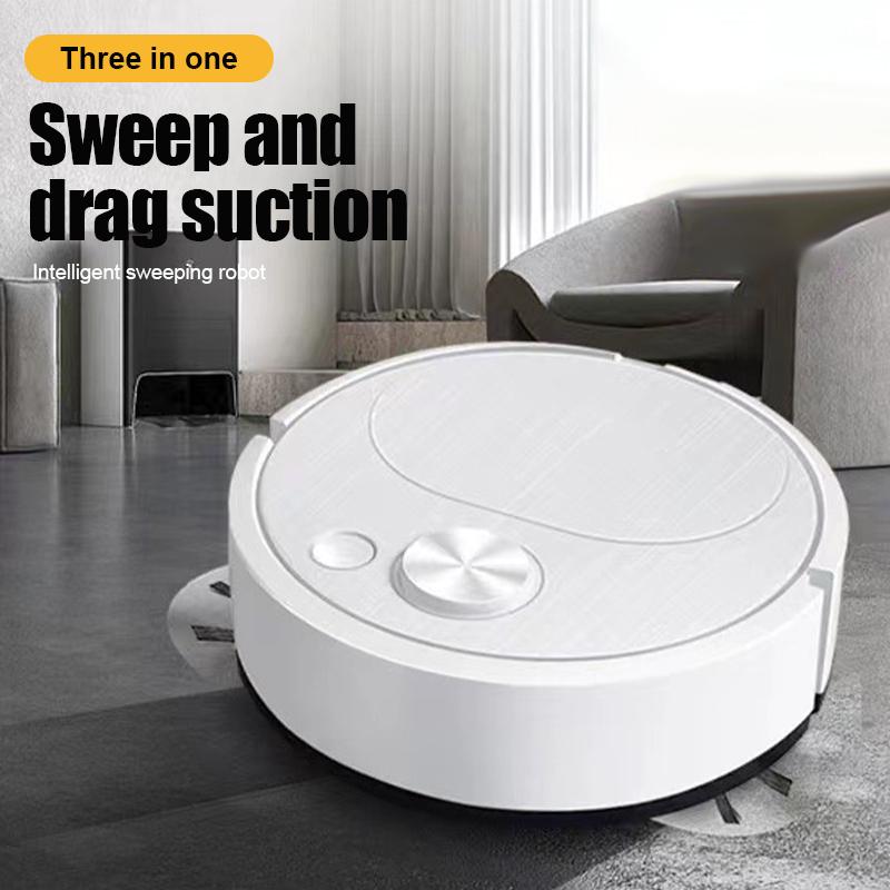 Verhun-Robot quét nhà thông minh 3 trong 1, máy hút bụi mini sạc điện.