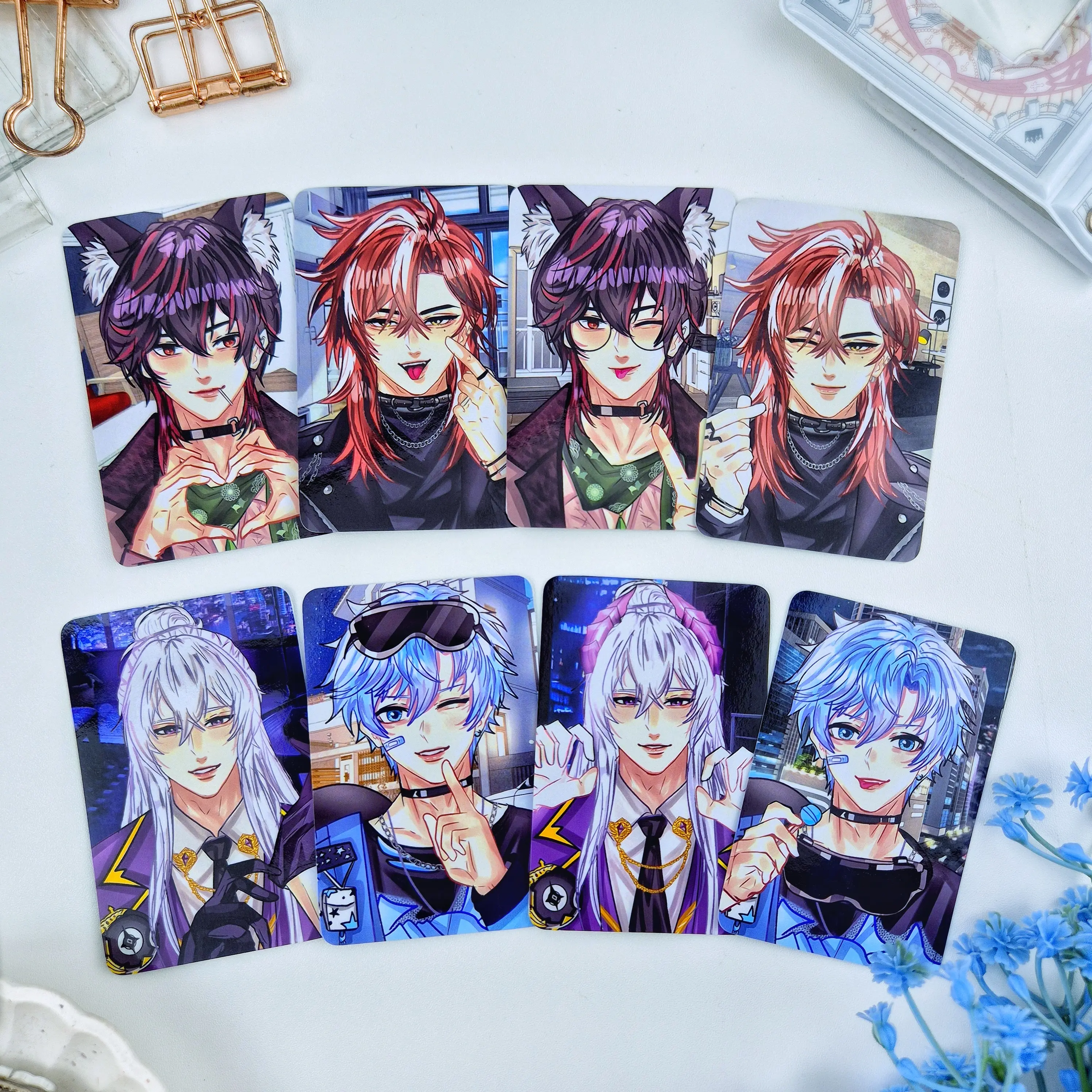 SOL4CE VTUBER INDONESIA new version 2.0 photocard by onintwin / Harris Caine / Mikazuki Arion / Souta / gin gehenna/ Sol4ce / AKA Vtuber
