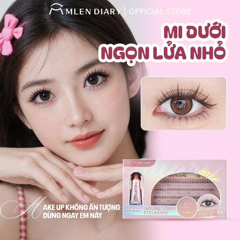 Mlen Diary - Lông Mi Dưới Dạng Ngọn Lửa Nhỏ Tự Nhiên Và Siêu Mỏng Cấu Trúc Trong Suốt Dành Riêng Cho Người Mới Bắt Đầu