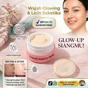 CREAM PELICIN SIANG dengan ANTI UVA dan UVB 10 gr (SALEP PELICIN SIANG) Hyaluronic Mencerahkan Wajah