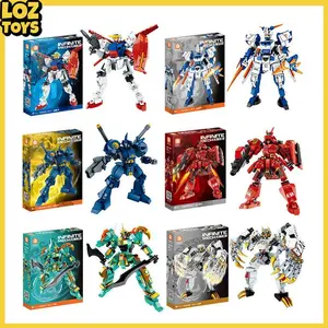 Termurah - Mainan Bricks Block Robot Perakitan Mecha Binatang Roh 3D Balok Susun