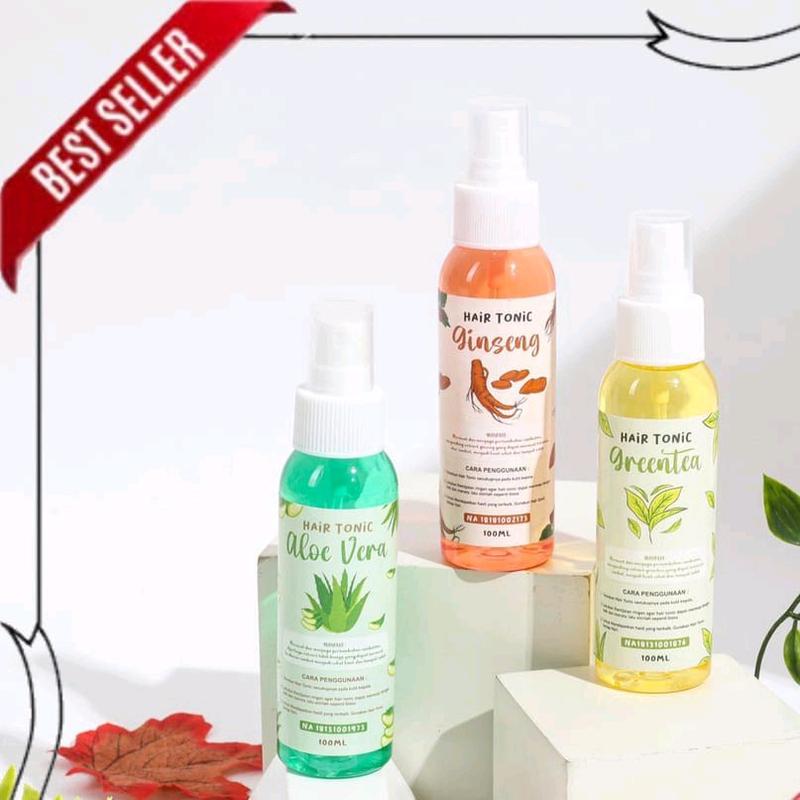Hairtonic 100ml perawatan rambut kering rusak Menyuburkan rambut Haircare Treatment Rontok Vitamin Ketombe Penghitam 1