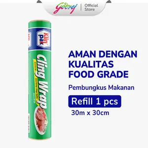 Klinpak Cling Wrap Refill 30x30cm - Pembungkus Makanan dan Buah