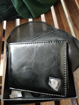Product Review of BOSTANTEN Dompet Pria Koin Ritsleting Kulit PU Tiga Kali Lipat Hitam/Coklat/Kopi from Y**O 3