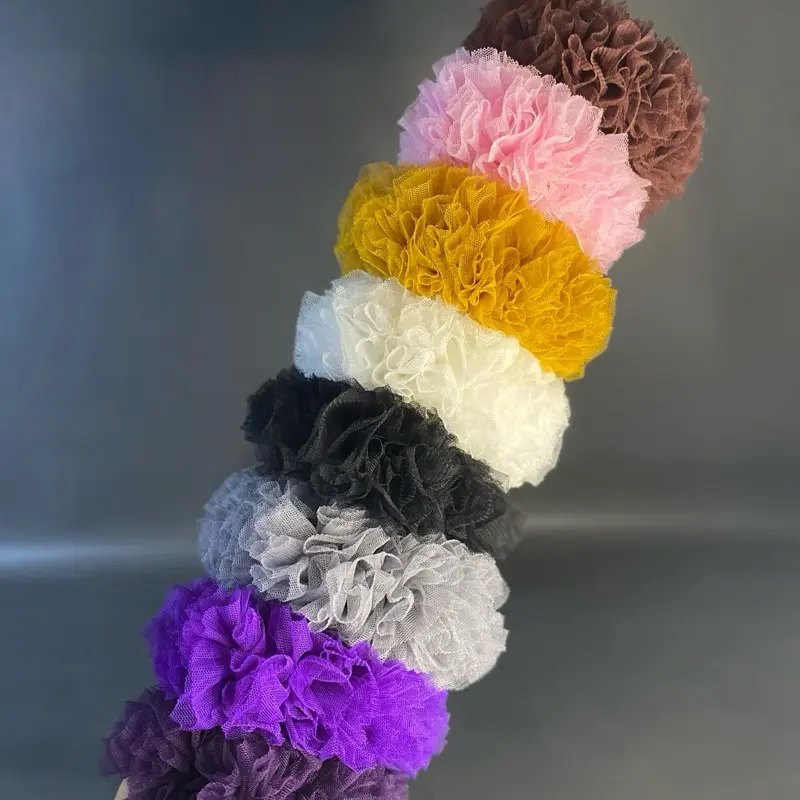 IKAT RAMBUT / CEPOL HIJAB RANDOM JUMBO Scrunchies Karet 8