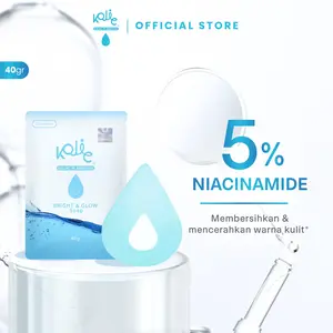 KOJIC PLANKTON - [BEST DEAL] BRIGHT & GLOW SOAP 40GR with NIACINAMIDE 5% Mencerahkan Kulit | Menghaluskan Kulit