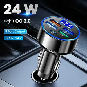 [BEST SELLER] EOKING Charger Mobil Type C 24W PD Fast Charging C9 Multi Port