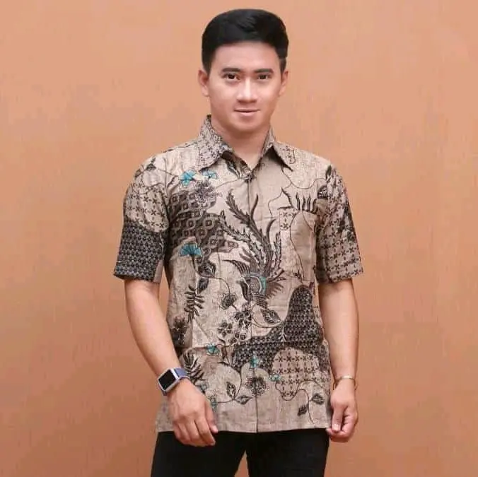 Kemeja batik pria lengan pendek HEM batik pria dewasa 7
