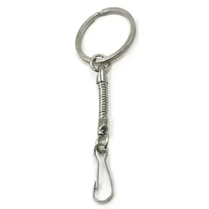 Gantungan Kunci Rantai (Model Snake Chain) Keychain Souvenir Ring