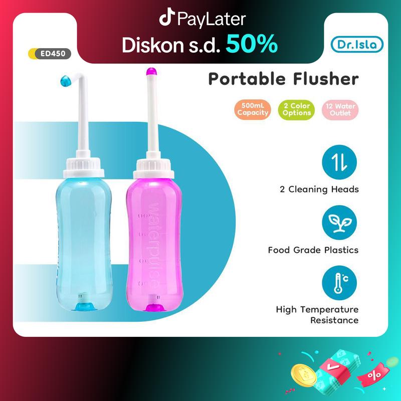 Dr.isla&Airuidu Bidet Portable 500ml Travel Woman Body Cleaner Membersihkan Bokong Bayi ED450 Portabel membersihkan Bottle 1