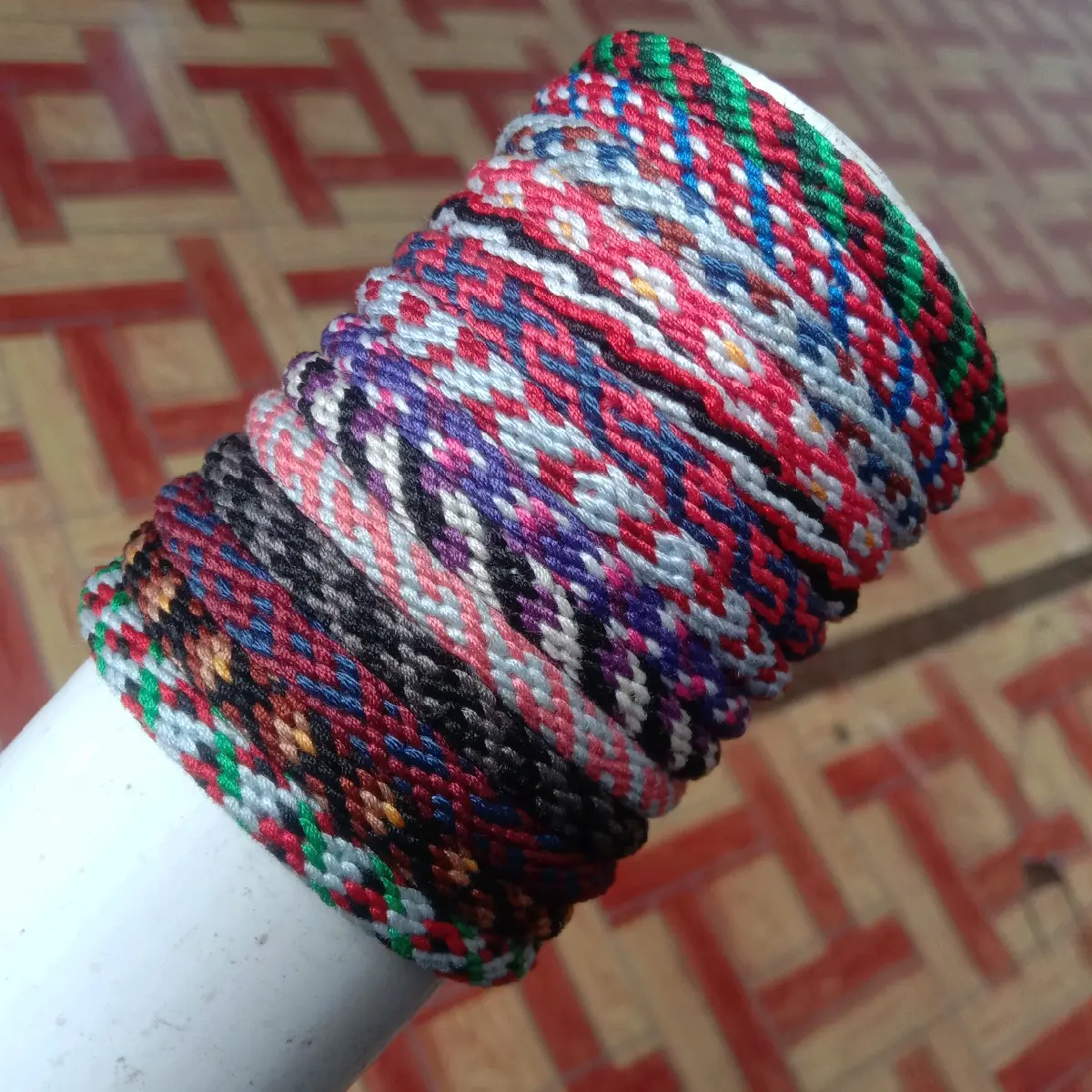 (KUMIHIMO) 16S Gelang Persahabatan Gelang Kumihimo Gelang Jepanh Gelang Sulam Gelang Gunung Gelang Tali Gelang Batik Gelang Benang