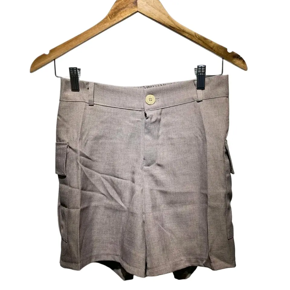 Celana pendek cargo wanita, kain