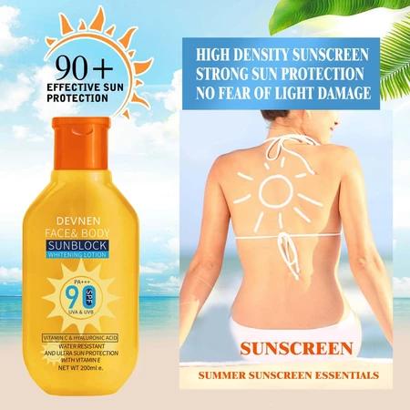 Glowing Up Sunscreen Lotion 200ML Whitening Sunblock Cream SPF90 PA +++ Wajah Dan Badan Sunscreen Sun Protect & Moisture Lotion UV Protection Tahan Air Double Whitening Sun Block SPF 90 Sun Screen Wajah Sunblock Tahan 12 Jam PA+++ Glowing Up Sunscreen Lotion 200ML Whitening Sunblock Cream SPF90 PA +++ Wajah Dan Badan Sunscreen Sun Protect & Moisture Lotion UV Protection Tahan Air Double Whitening Sun Block SPF 90 Sun Screen Wajah Sunblock Tahan 12 Jam PA+++