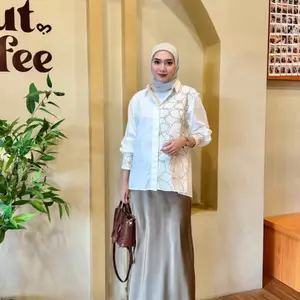 LUISA SHIRT | ATASAN WANITA BORDIR KATUN PREMIUM | KEMEJA WANITA AESTHETIC EARTH TONE | ATASAN BORDIR TRENDY 2025
