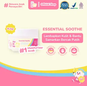 Nubiko Essential Soothe 14,5gr dengan 8x Ceramide Niacinamide Microbiome Moisturizer Face Cream Anak
