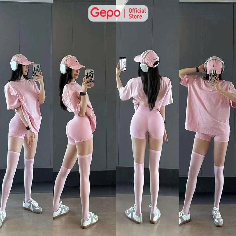 Quần Short Đùi Tập Gym Cạp Cao Lưng V Có Chun Bản Nâng Cấp 10%Elsaten Gepo GP129