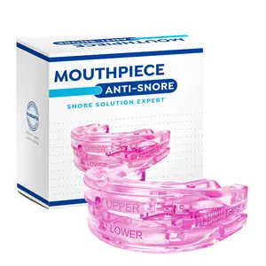 Adjustable Mouthpiece Anti Snore Mouth Guard Silicone Anti Snoring Bruxism Sleeping Aid Apnea Guard Teeth Snoring Device Stop Sn