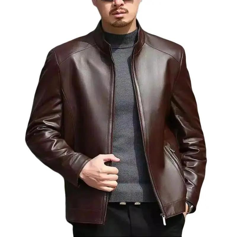Jaket kulit pria / Jaket touring pria keren / jaket pria Casual 0