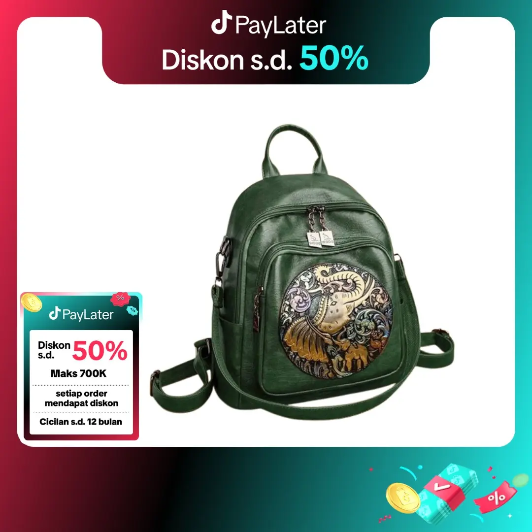 MOONBAGS Tas Ransel Gajah Fashion Wanita Brand WEI SEN DAI SHU - 2977