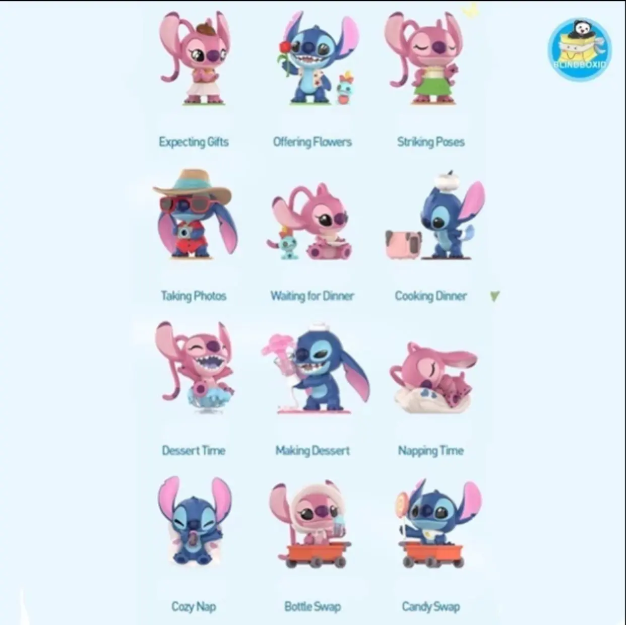 PM - Disney Stitch on A Date Minifigure Series - 1pc