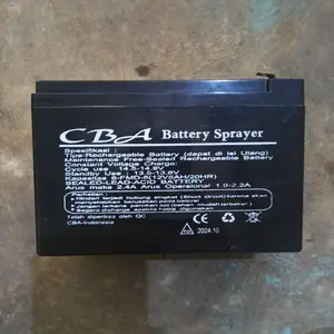 CBA Baterai dan Charger Sprayer Sparepart Original CBA dengan Spesifikasi 14.5-15.5 V dan Kapasitas 8.4 Ah/20HR