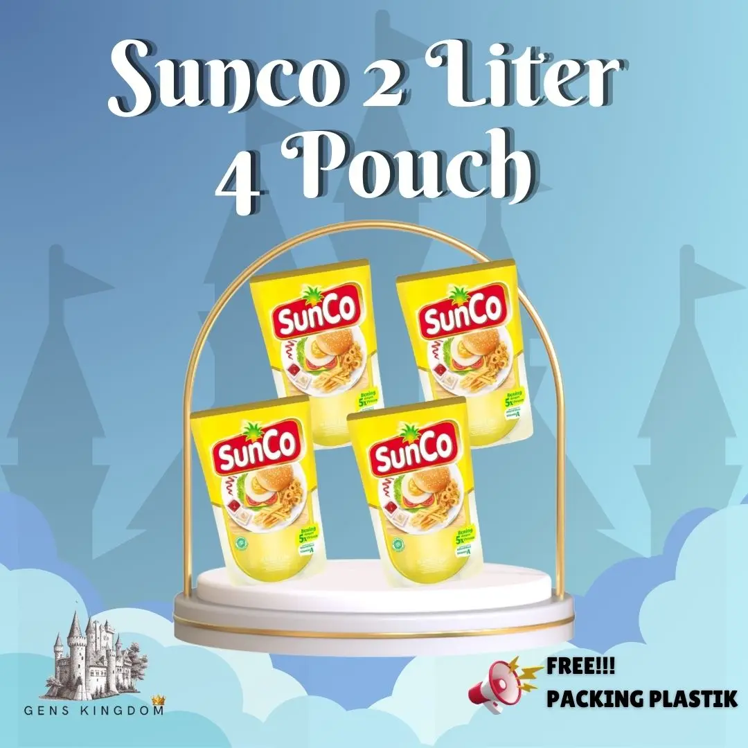 ABN08 MINYAK SUNCO ISI 4 POUCH MINYAK KELAPA SAWIT PREMIUM