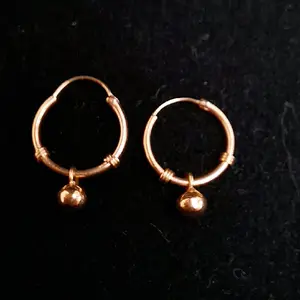 ANTING BABY ROSEGOLD MIX BOLA 17K/750_ASLI BAGONG GOLD