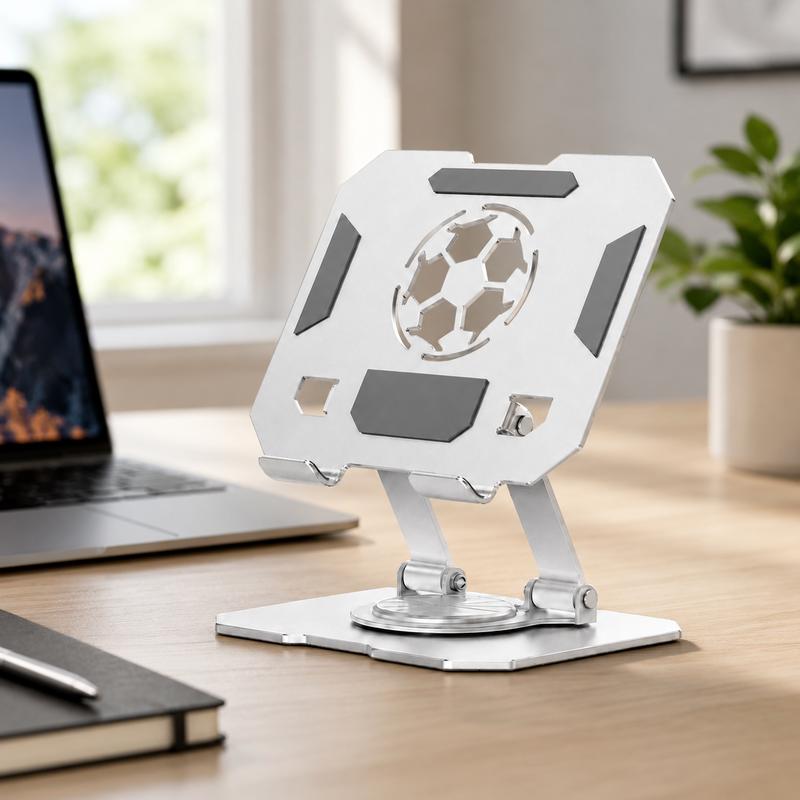 Chân đế vạn năng có thể gập lại xoay 360 °, giá đỡ máy tính để bàn sáng tạo đa chức năng, kệ hợp kim kim loại để nâng và hạ máy tính để bàn Titan Cao Su