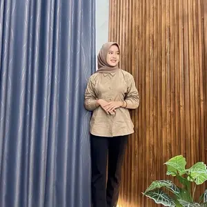 ￼Luna top long slevee - Atasan wanita katun premium
