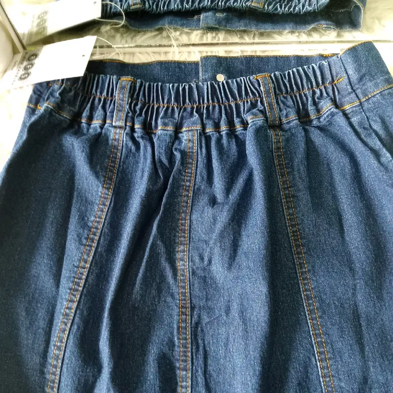 Rok jeans stret duyung Rok wanita jeans rawis Rok wanita terlaris 4
