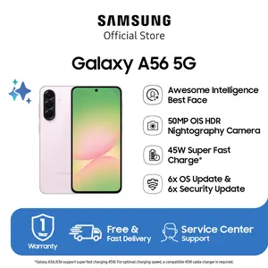 Samsung Galaxy A56 5G [8/256] [Upgrade dari 8/128 GB] - Galaxy AI | Smartphone AI | 50MP OIS HDR Camera | 45W Super Fast Charge