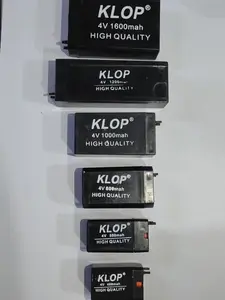 baterai aki kering 4v 400mah , 500mah , 800mah , 1000mah ,1200mah, 1600mah