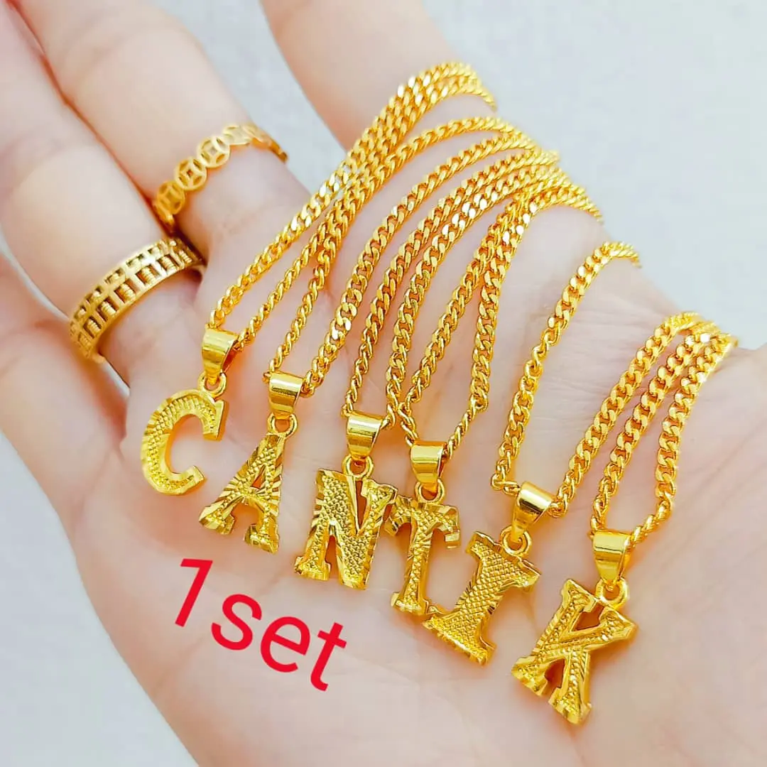 Necklace set rantai leher emas bangkok