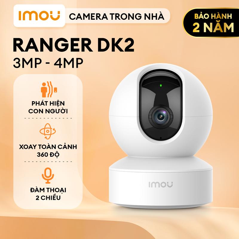 [IMOU] Camera Wifi trong nhà Imou Ranger DK2 3MP/4MP I IPC-DK2-2H1W I Đàm thoại hai chiều I Xoay 360 I H265