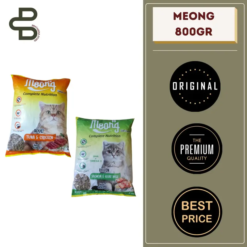 MEONG CAT FOOD 800GR // MAKANAN KERING KUCING 0