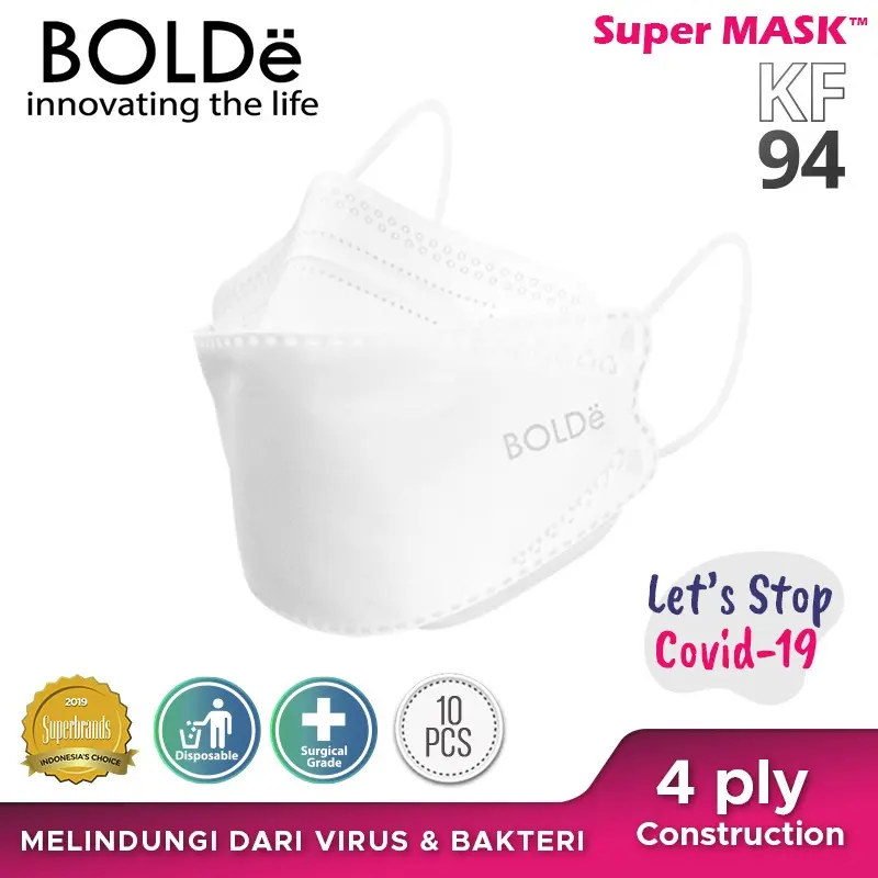 BOLDe Super Mask KF94 (10PCS) Medis 1