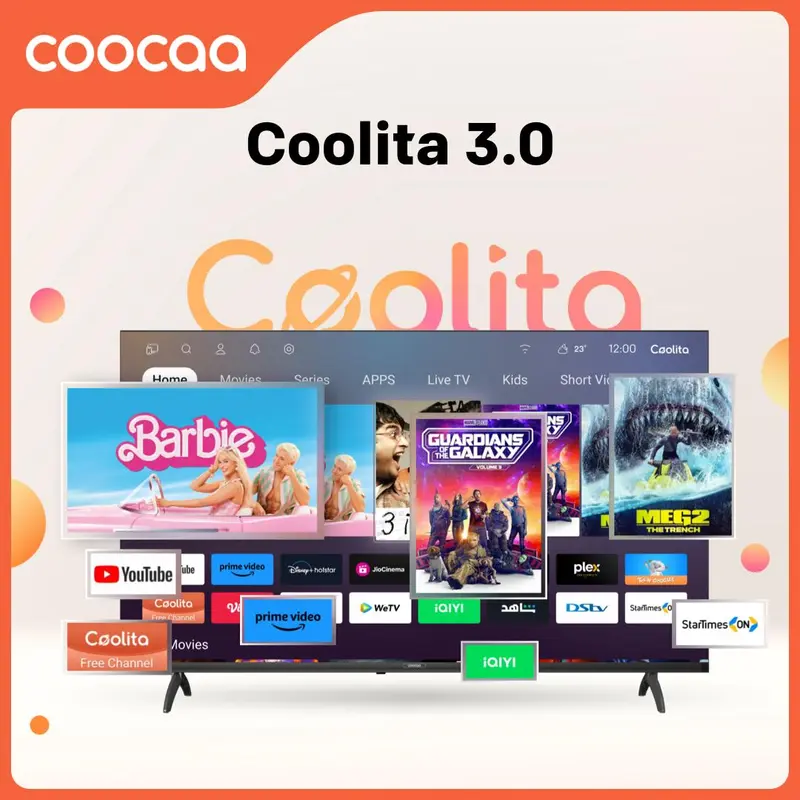 [EXCLUSIVE - PUTRA SIREGAR] TV COOCAA S3U 32Inch Smart TV - OS COOLITA - HD - Bazel Less - Dolby Audio - Browser/Youtube - USB/HDMI/LAN/WIFI 1