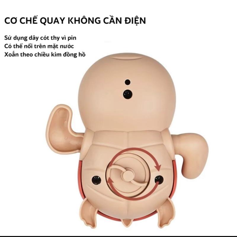 Đồ Chơi Nhà Tắm Vặn Cót, Đồ Chơi Thả Bồn Tắm Cho Bé Thích Thú Hình Ngộ Nghĩnh 6