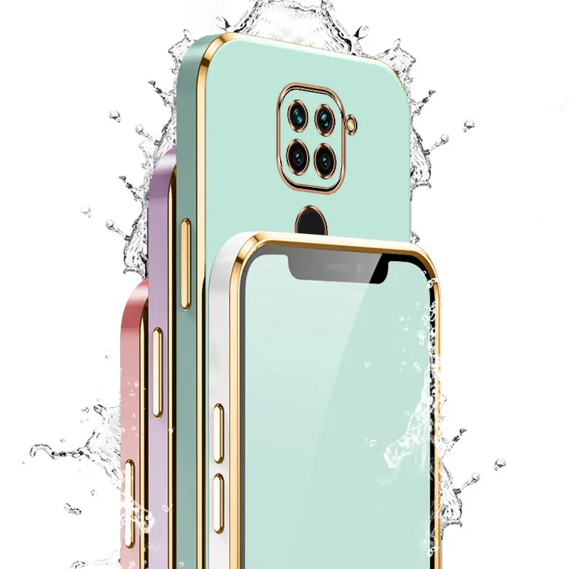 Case Xiaomi Redmi A3 Casing Ultra Slim Luxury Square Plating Premium Softcase 3