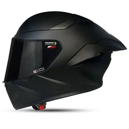 HELM MLA CRYPTON Full Face Solid Whaite  Visor Blue/Silver Helm Peria/wanita deawsa [SNI] 1