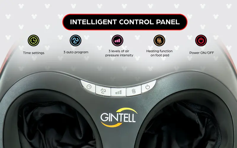 NEW ARRIVAL] GINTELL Mickey Mouse Foot Massager Red Black GT232MK