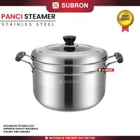 Gambar [EKSKLUSIF CECEKETARKETIR] SUBRON Panci Steamer 26cm Model Jepang Kukus Nasi Sup Makanan Tinggi Multifungsi Stainles Steel - 26 CM dari SUBRON KITCHENWARE Kab. Bandung 5 Tokopedia