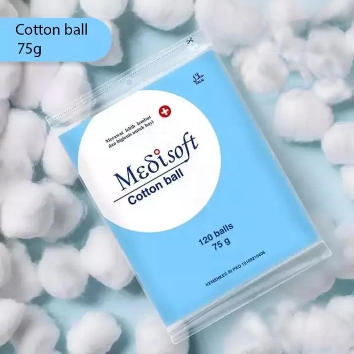Cotton Ball Modis Kapas Bayi Baru Lahir Kapas Newborn Kapas Pembersih Popok - READY MANADO 2