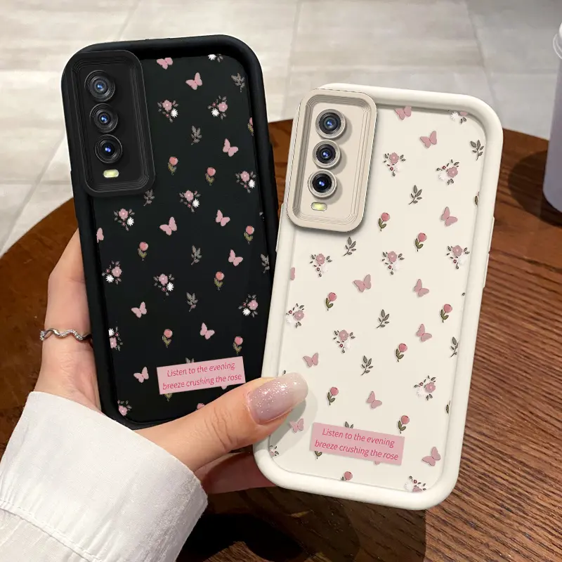 Case HP VIVO Y20 2020 2021  Y20a Y20i Y20t  Y20s Y20g Y20sG  Y21 Y21a Y21e  Y21s Y21t Y21G  Y22 Y22s  Y27 4G  Y27 5G Casing Softcase Kesing Lucu Cesing Phone Soft Cassing Sederhana Bunga indah melindungi Kreatif mode untuk Silicone Kasing Chasing Cashing 2