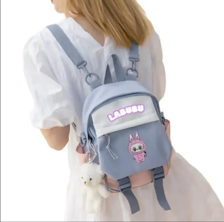 Ransel kartun labubu/ransel anak boneka labubu/Tas ransel mini labubu/ransel lucu labubu Aksesoris Motif 5